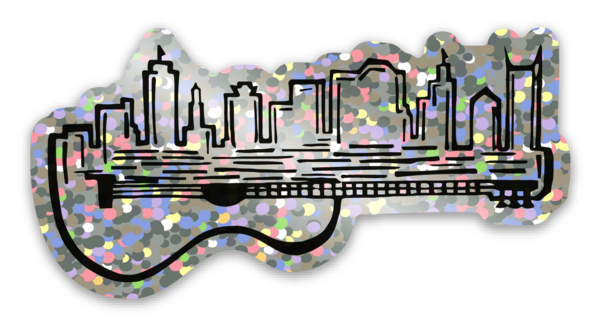 Glitter stickers