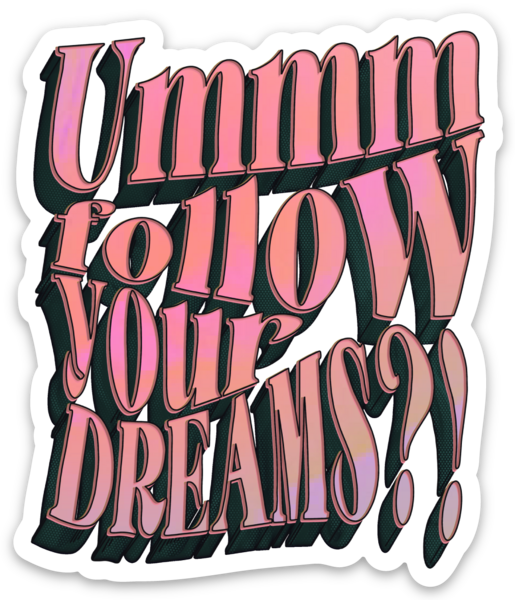 Die cut stickers