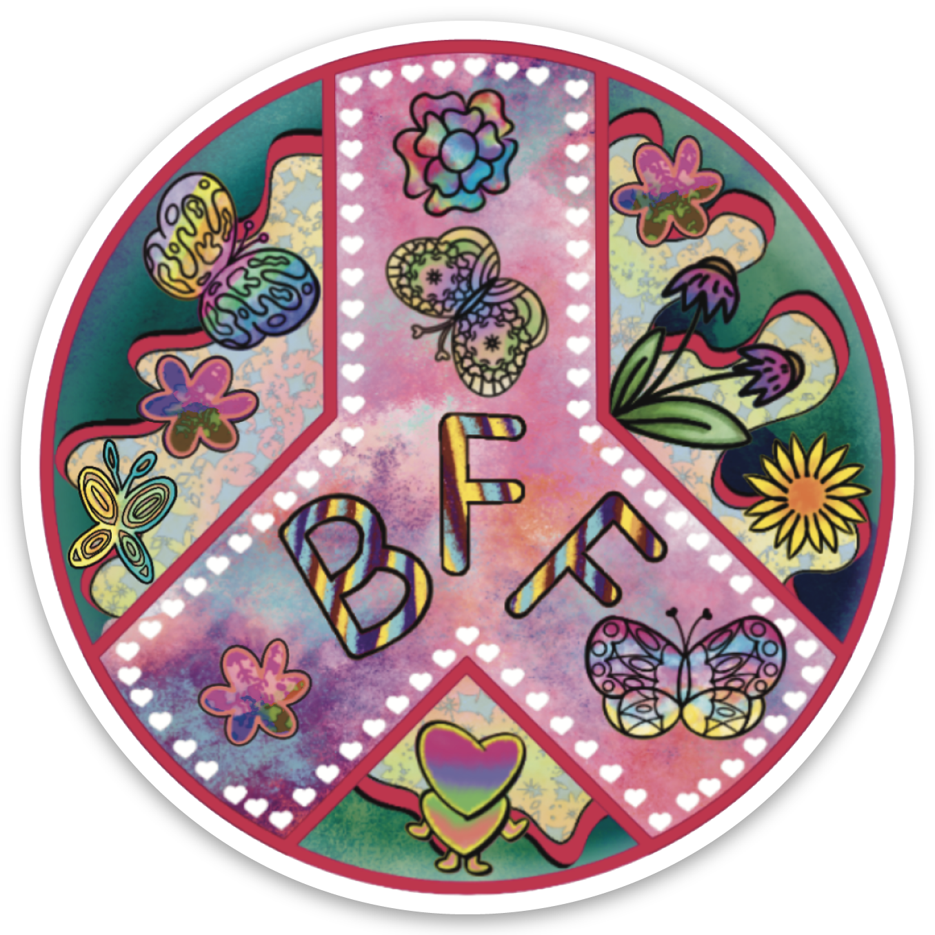 Die cut stickers