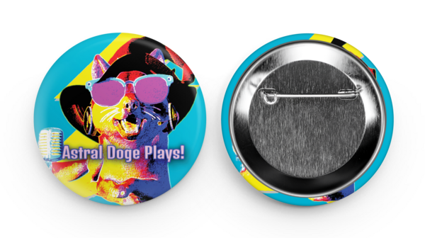 57 mm Runde Buttons