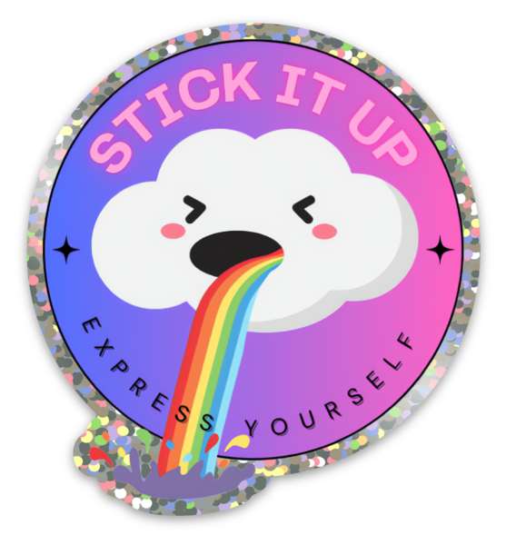 Glitter stickers