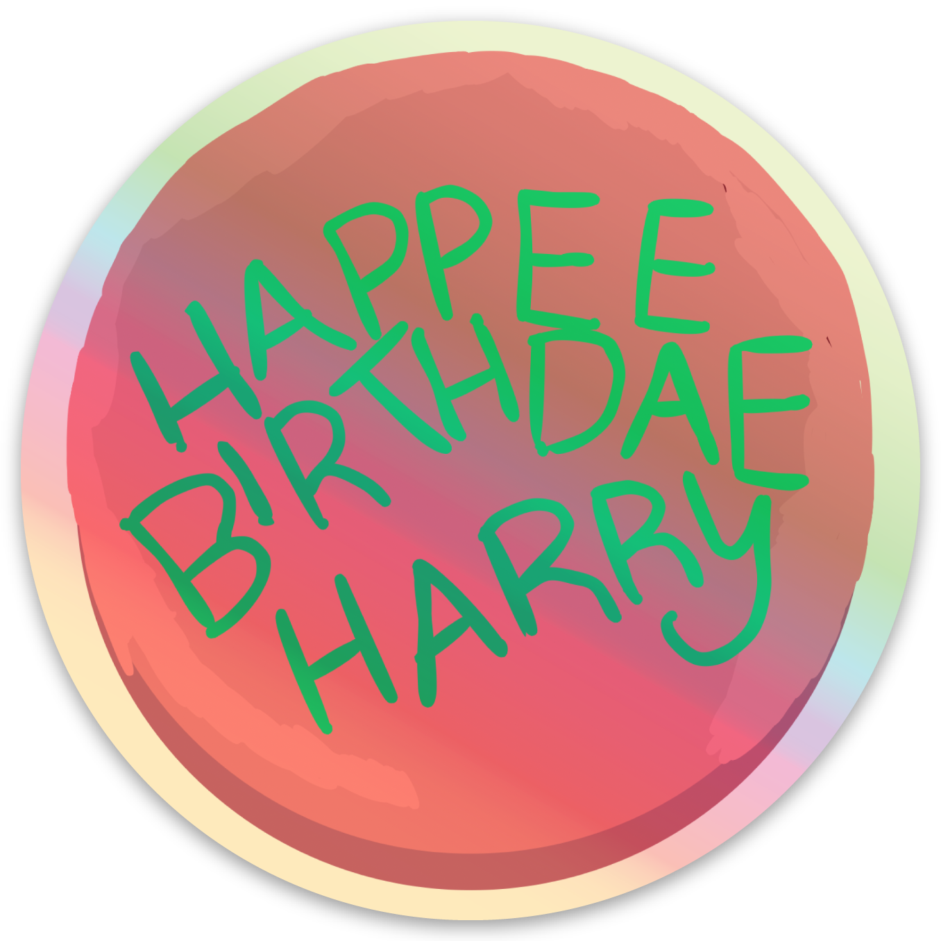 Holographic stickers
