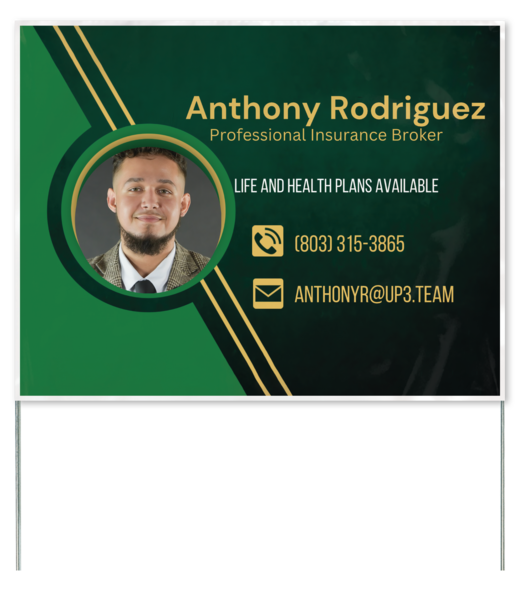 Yard signs - Back