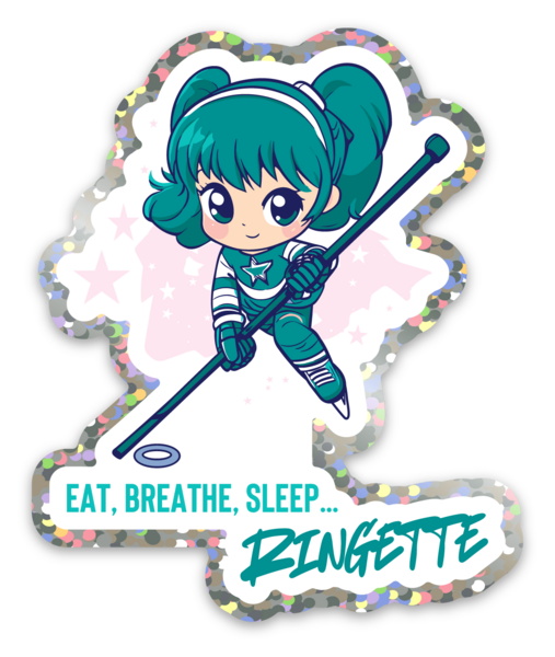 Glitter stickers