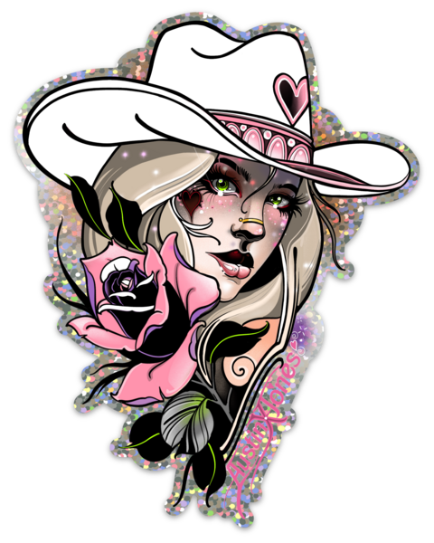Glitter stickers