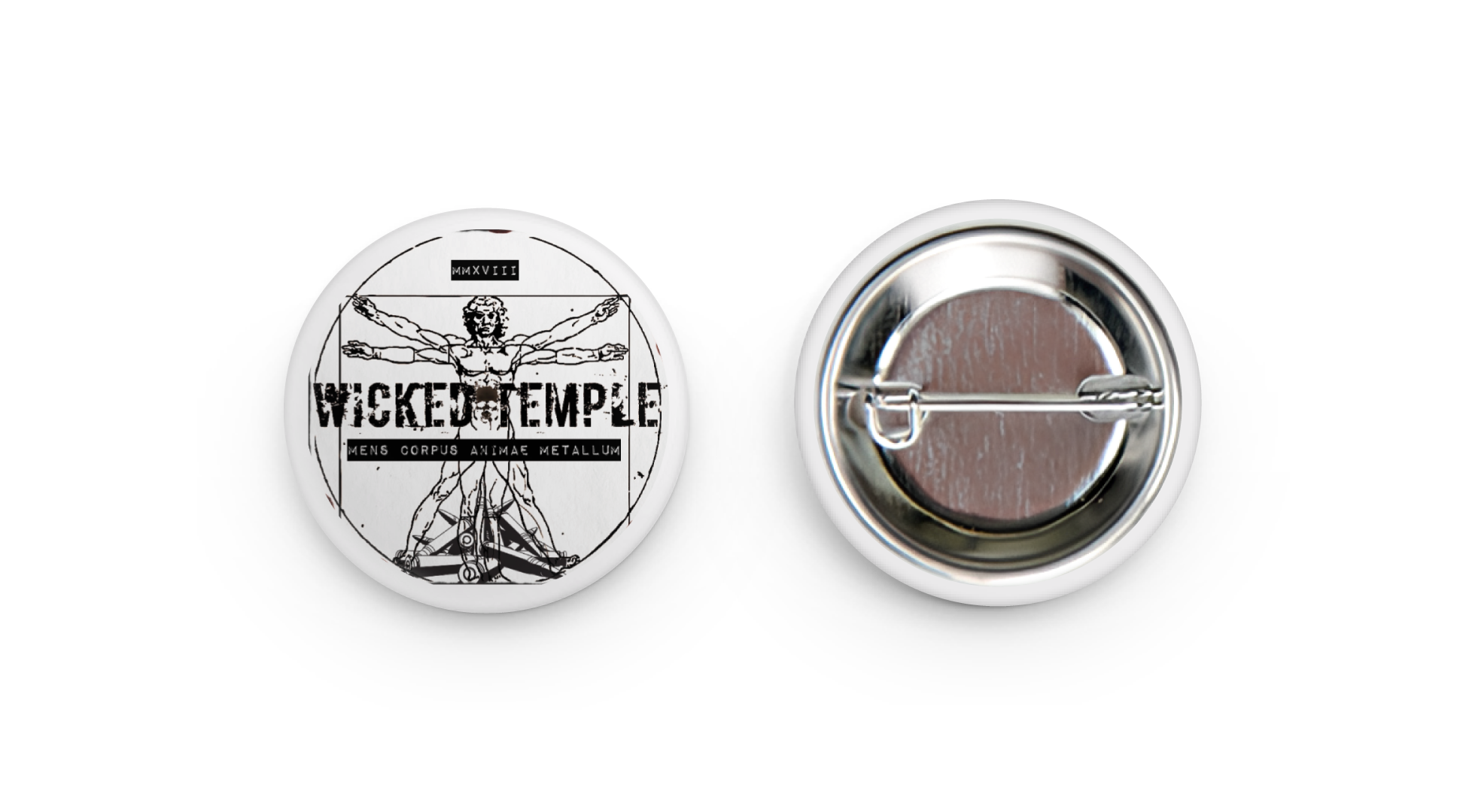 32 mm Round buttons