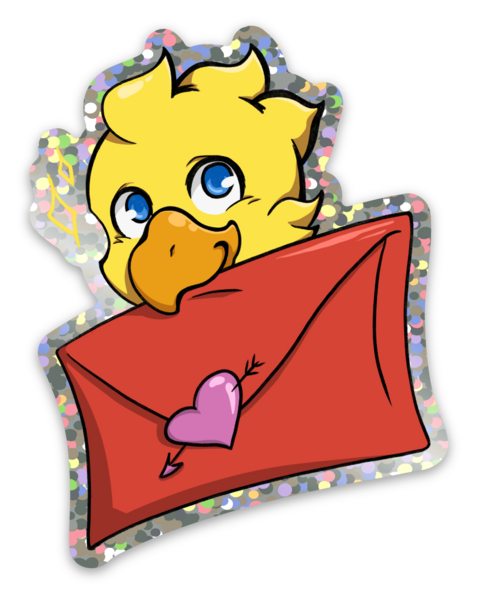 Glitter stickers