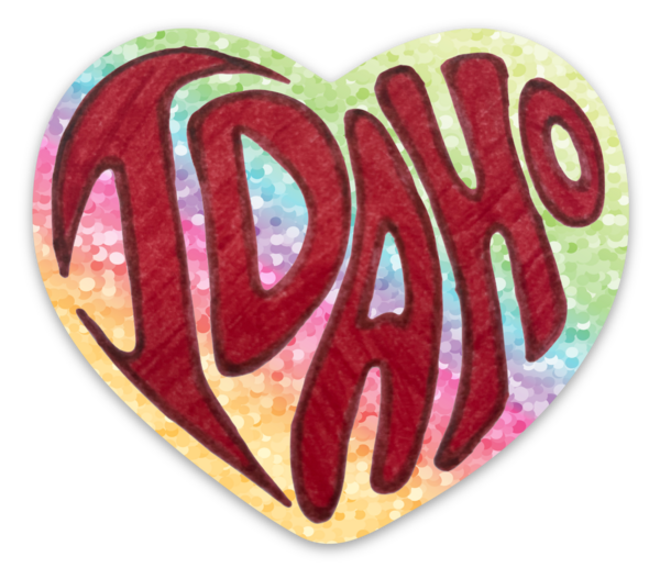 Glitter stickers