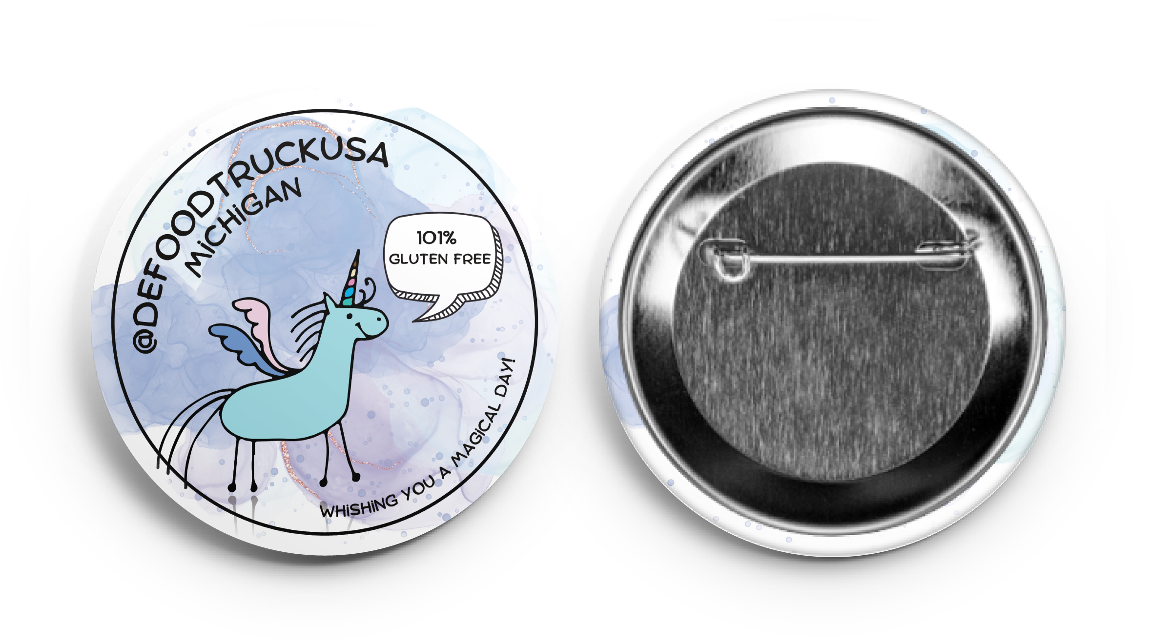 57 mm Round buttons