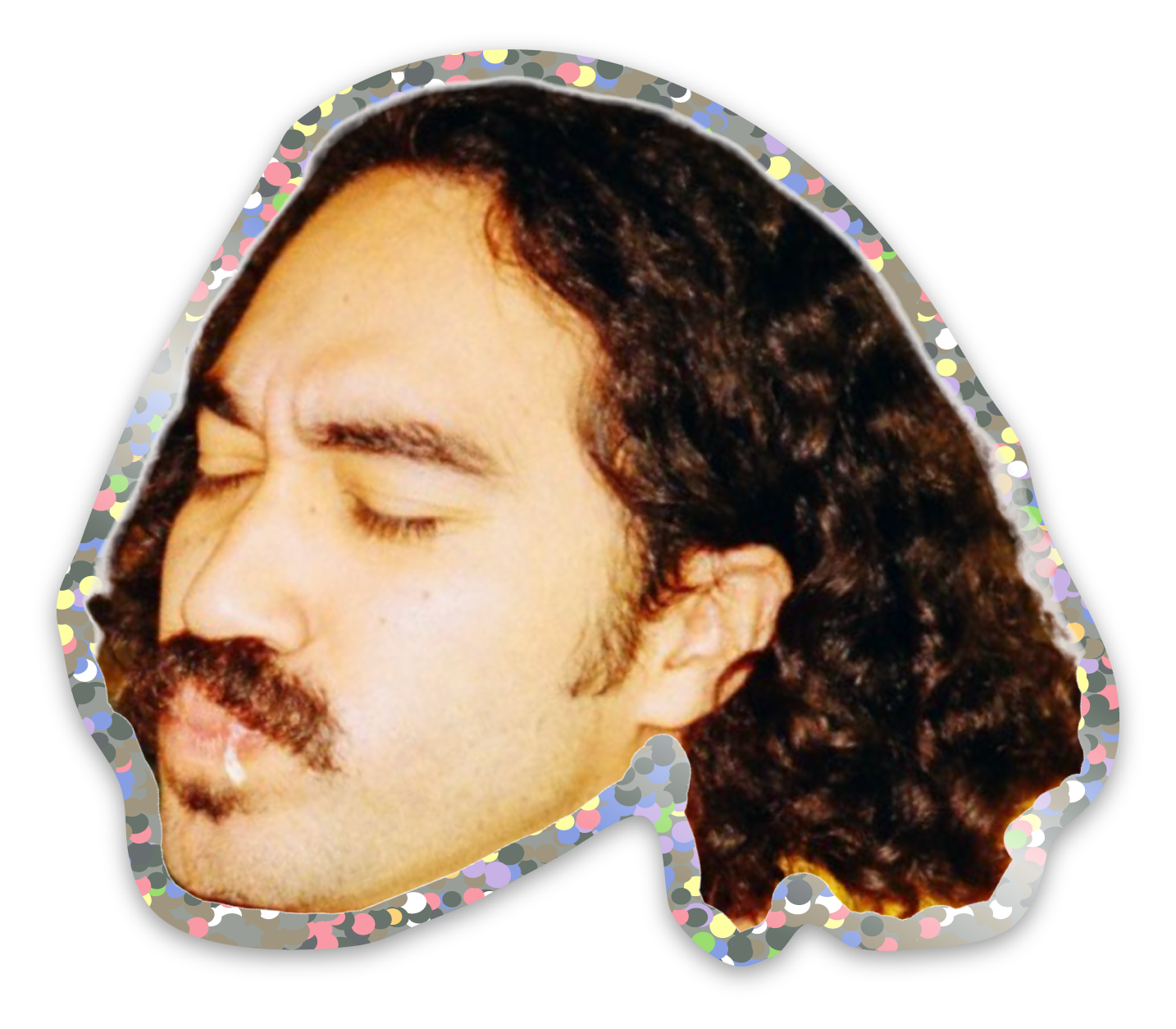 Glitter stickers