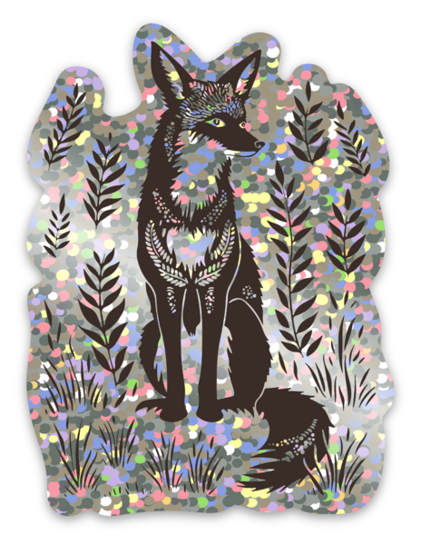 Glitter stickers