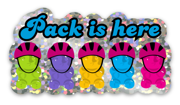 Stickers pailletés