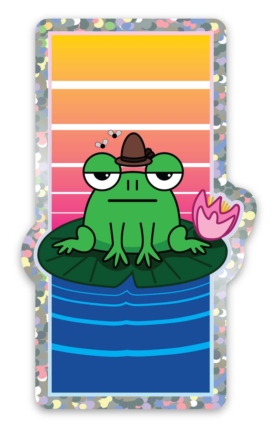 Glitter stickers