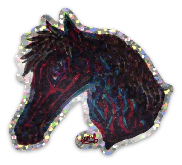 Glitzer Sticker