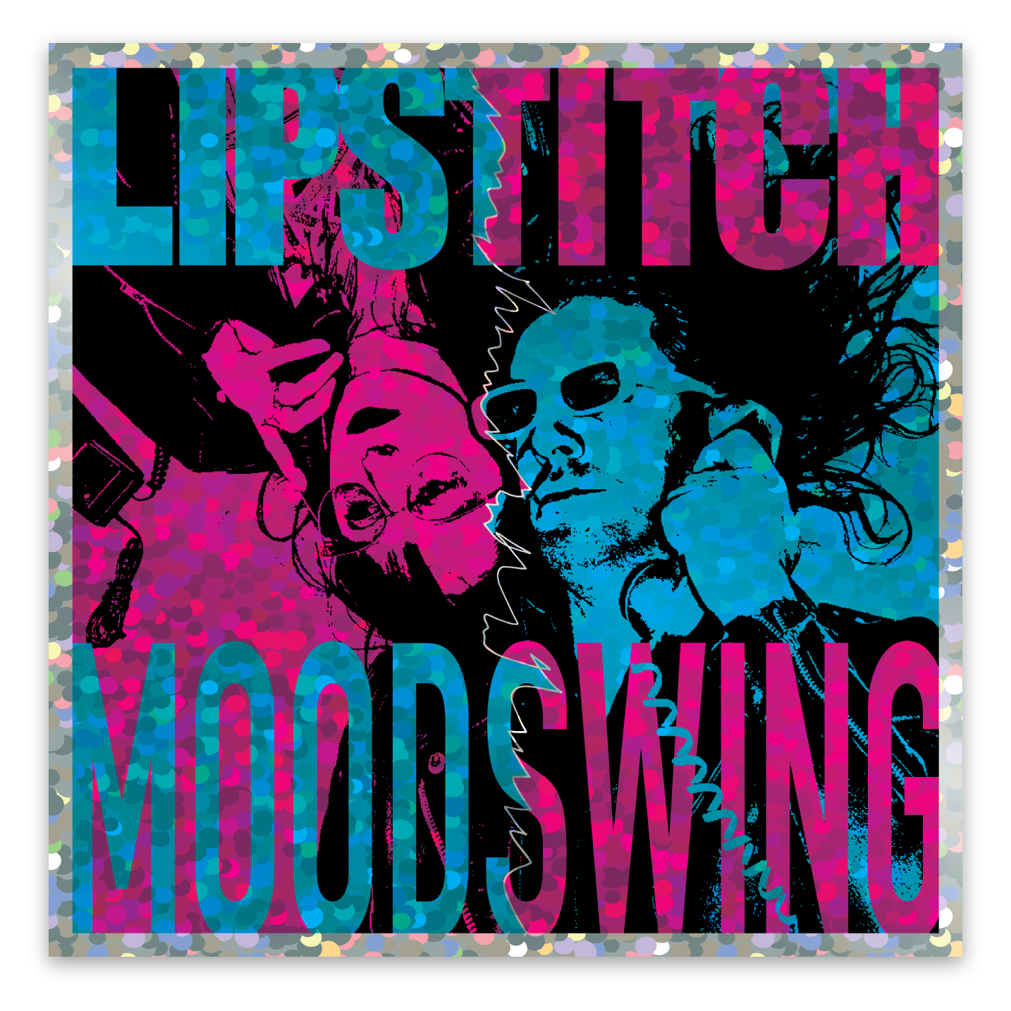 Stickers glitter