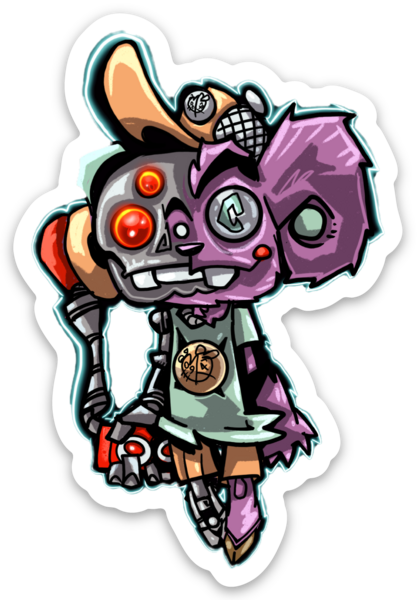 Die cut stickers