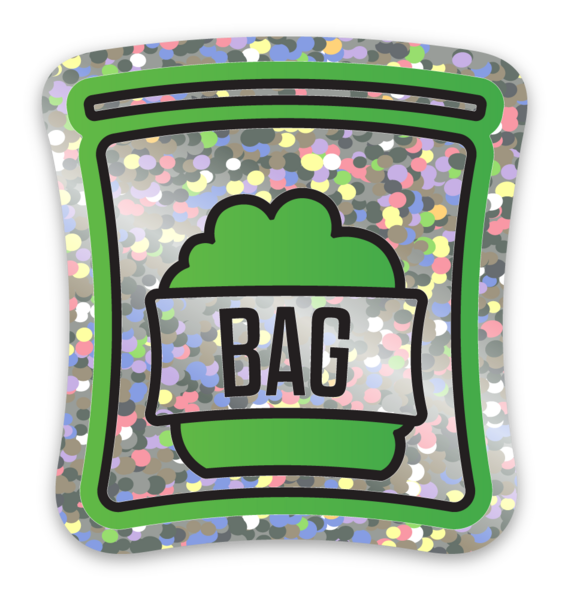 Glitter stickers