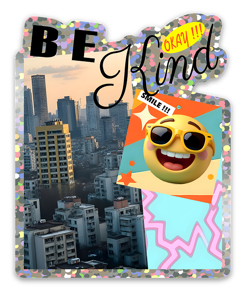 Glitter stickers