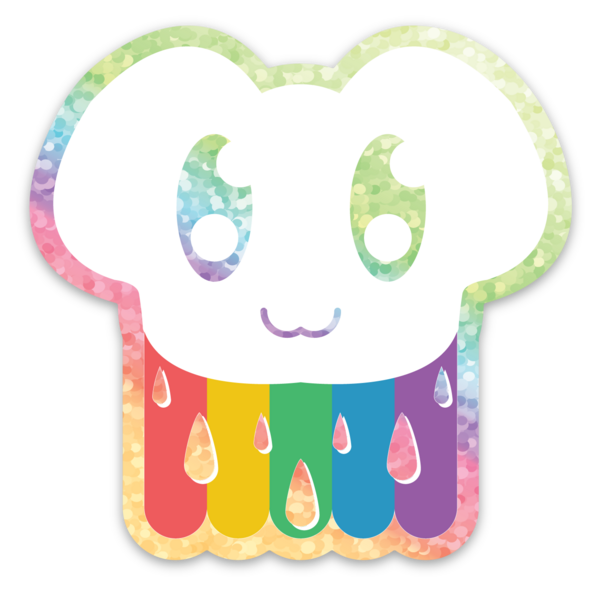 Glitter stickers