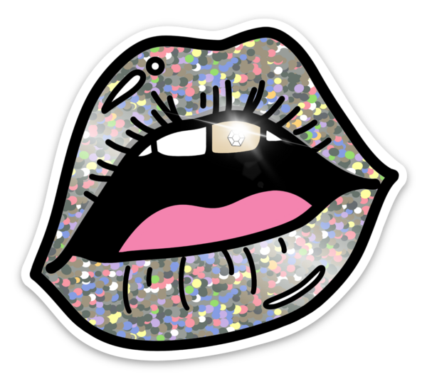 Stickers glitter