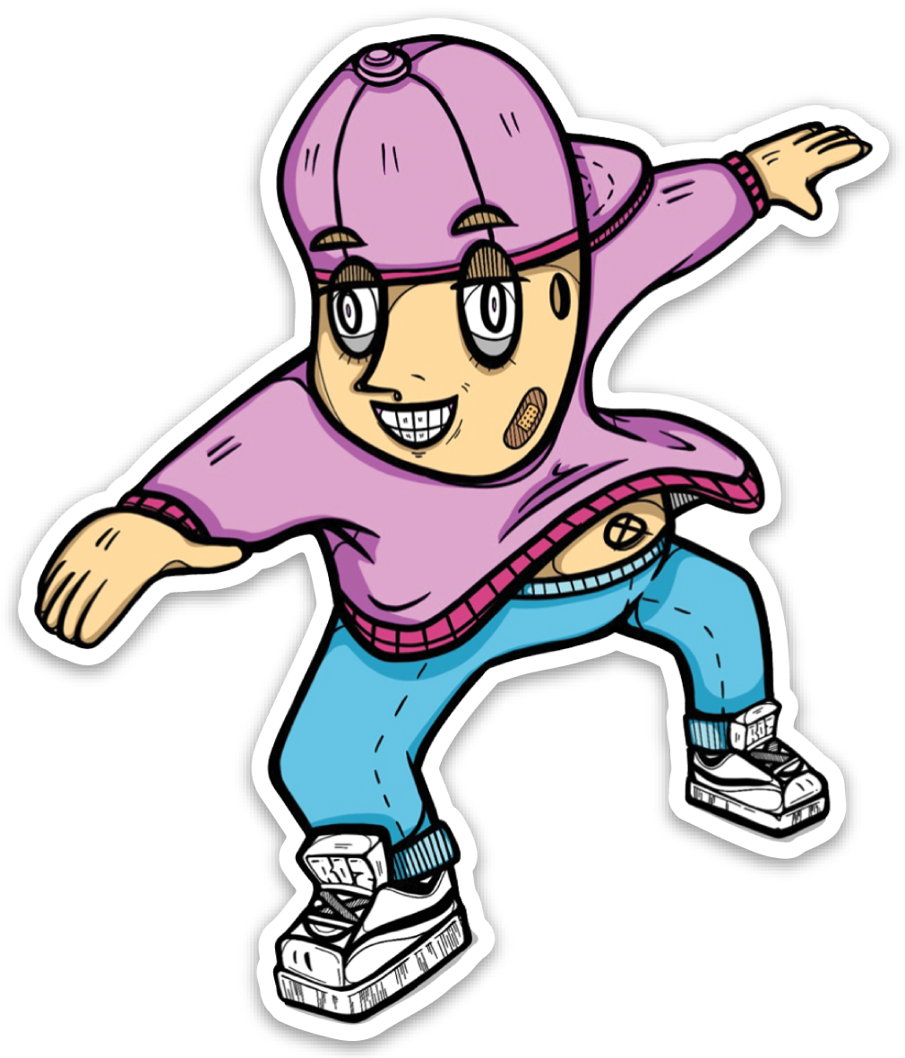 Die cut stickers