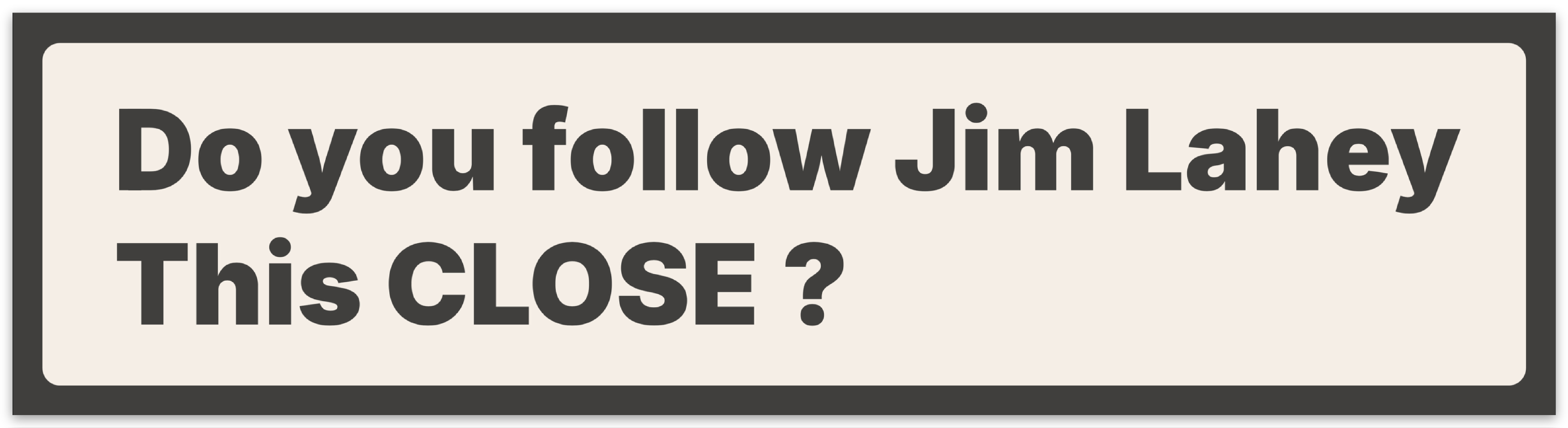 Bumper stickers