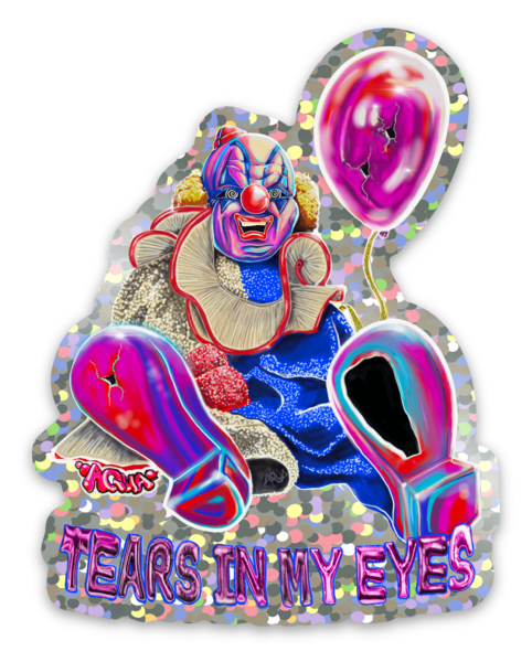 Glitter stickers