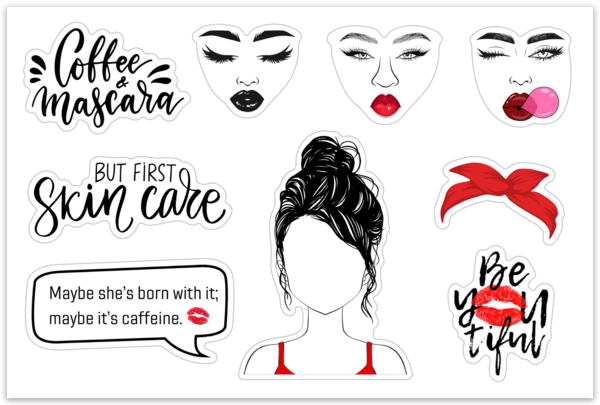 Planches de stickers