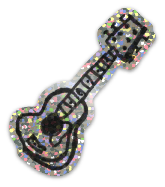 Glitter stickers