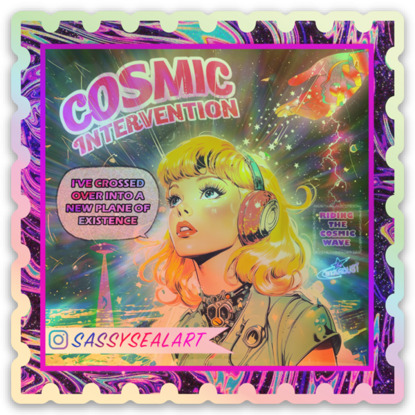 Stickers holographique