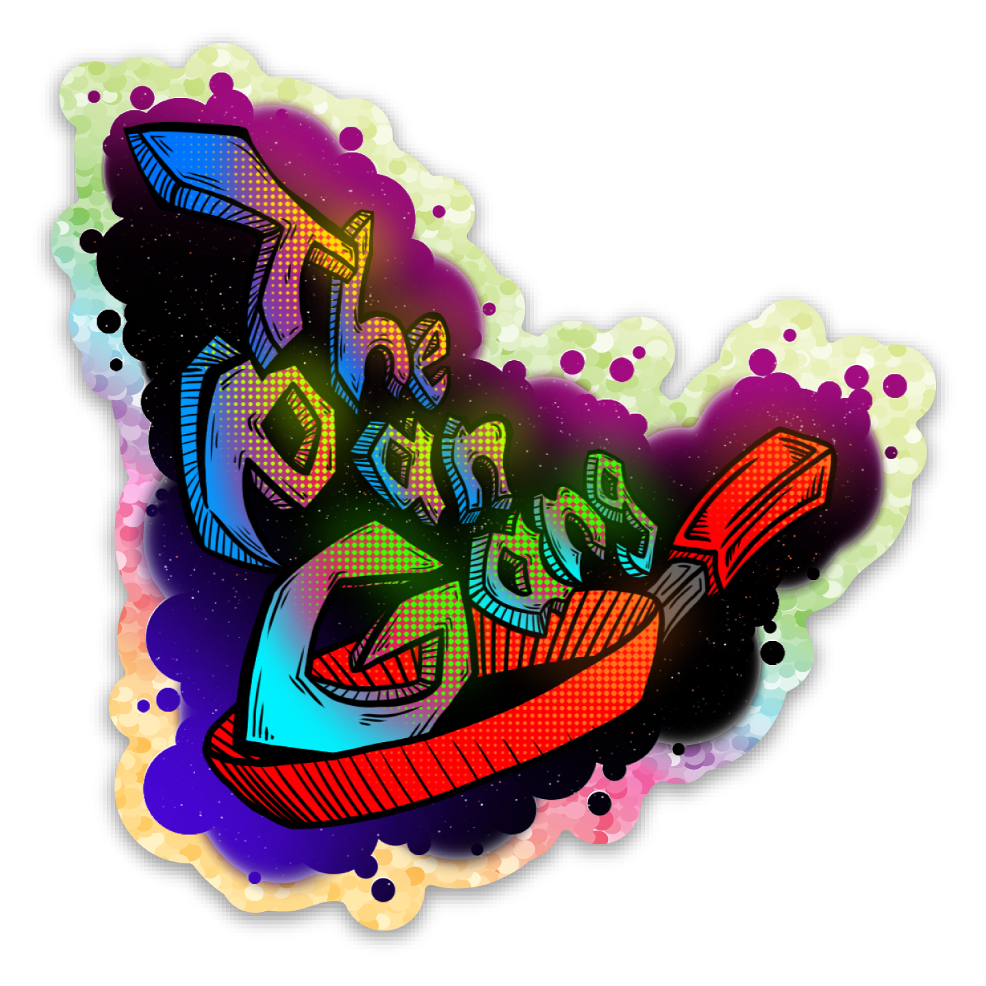 Glitter stickers