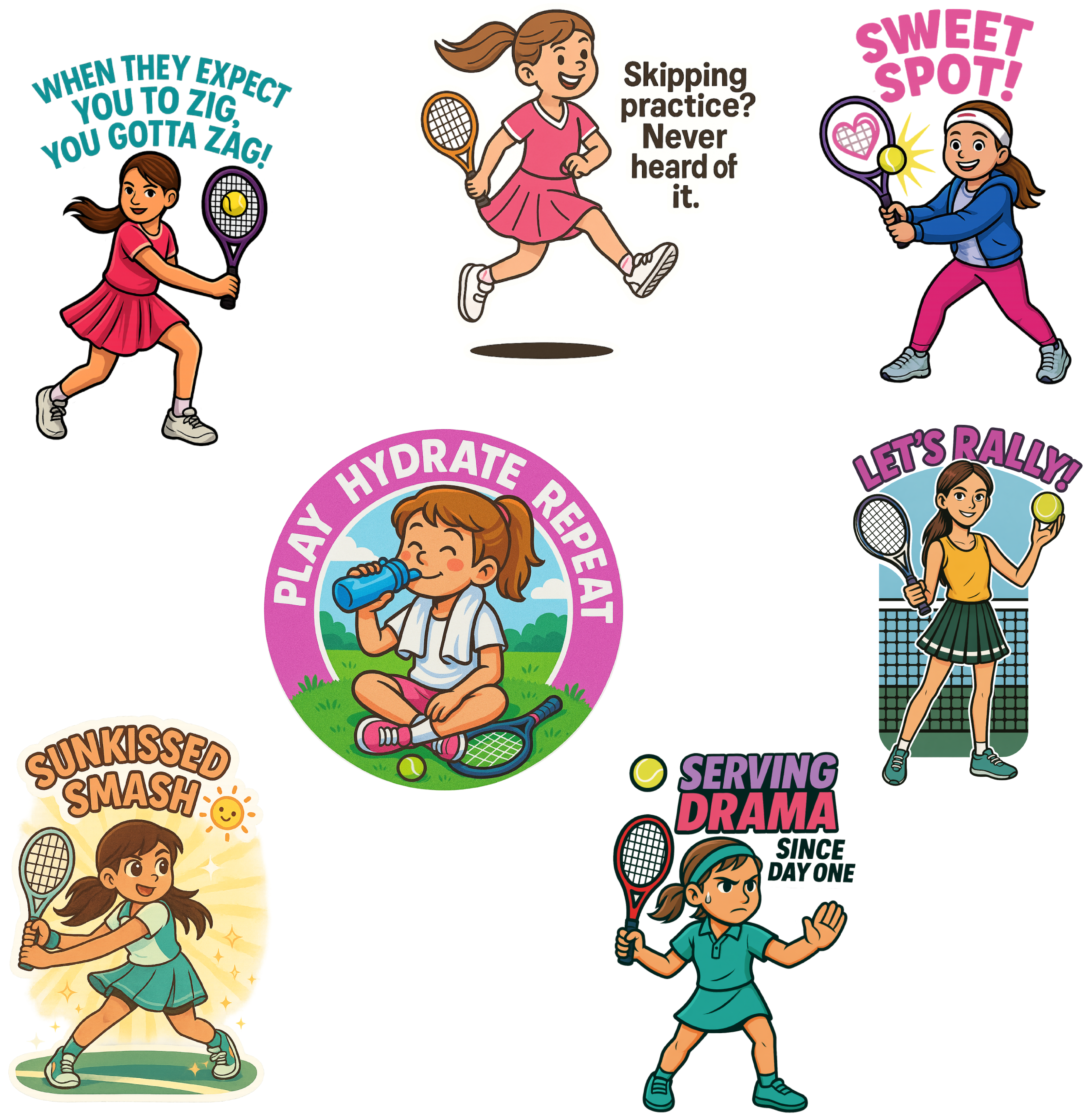 Paquetes de stickers -
