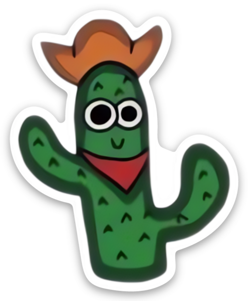 Die cut stickers