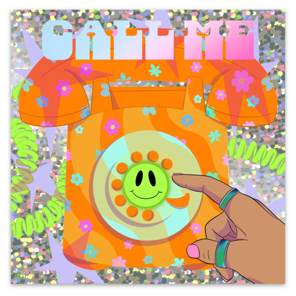 Stickers glitter