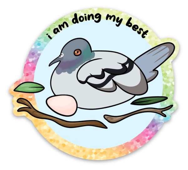 Glitter stickers