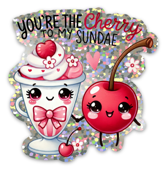 Stickers glitter