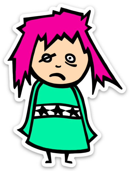 Stickers découpés à la forme