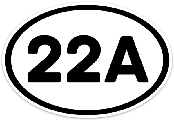 Oval stickers