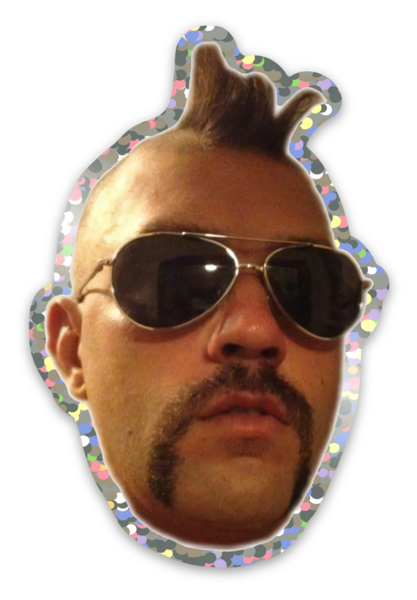 Glitter stickers