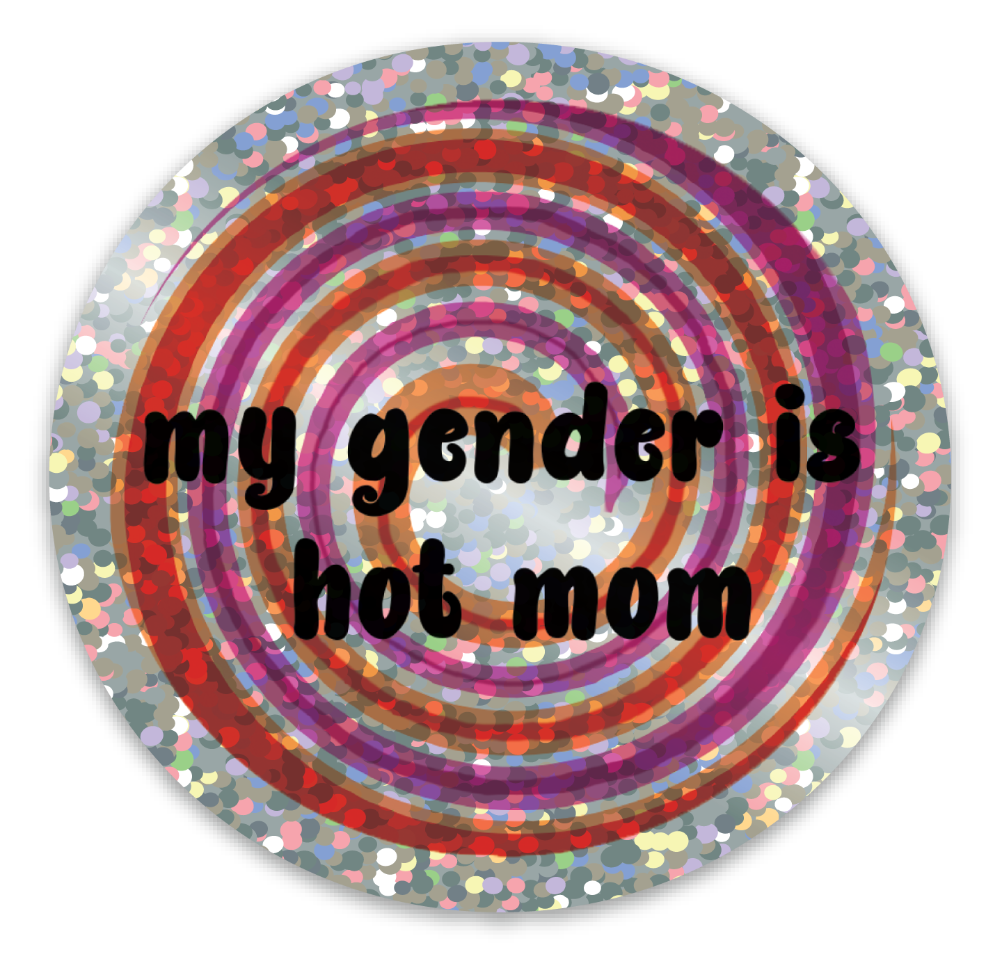 Glitter stickers
