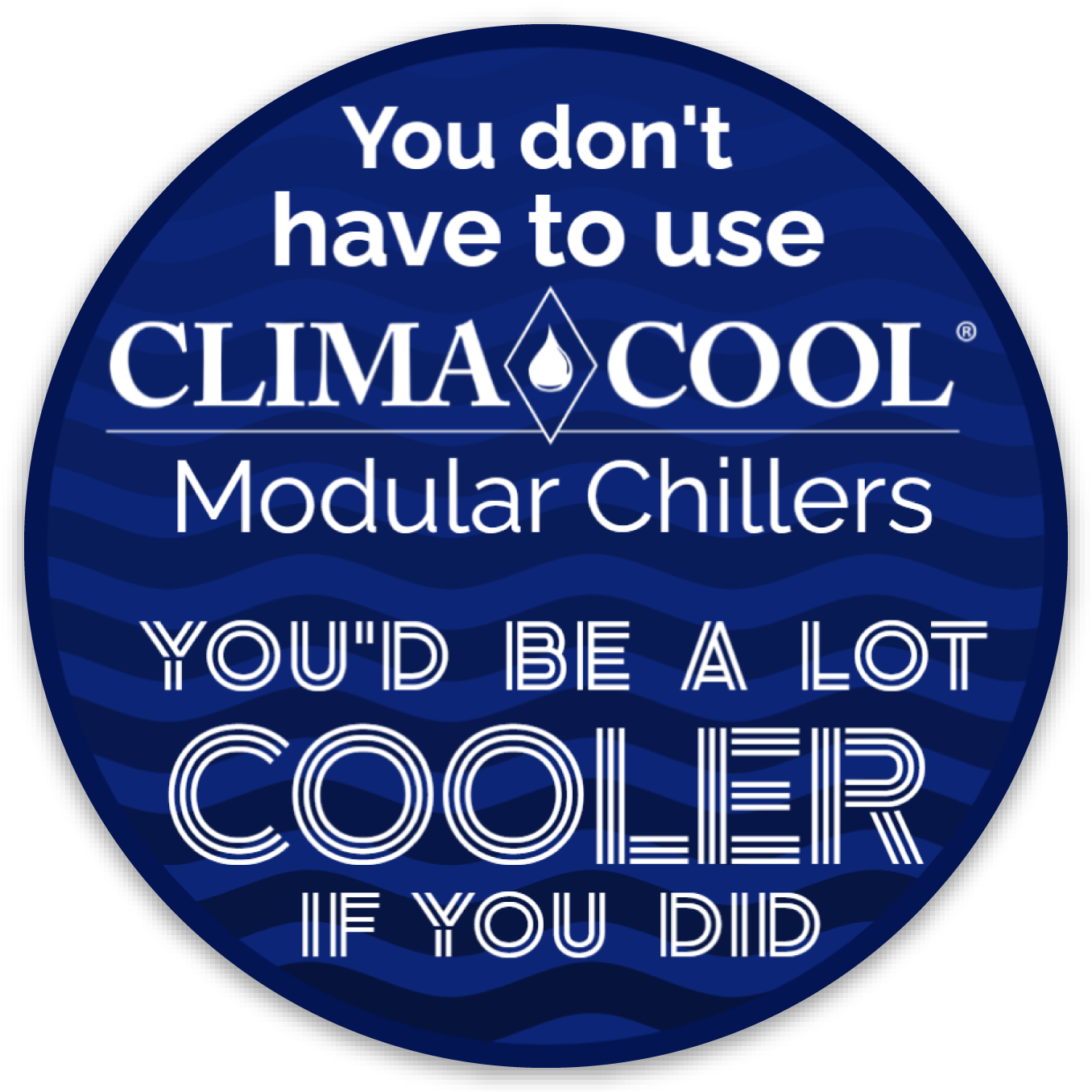 गोल स्टीकर