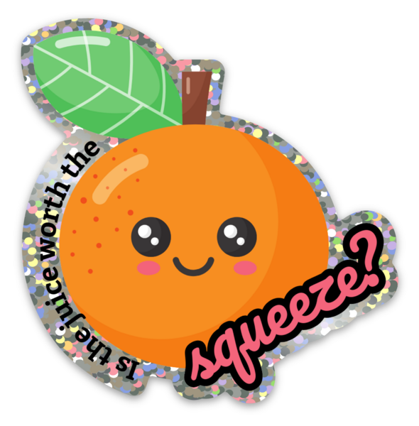Glitter stickers