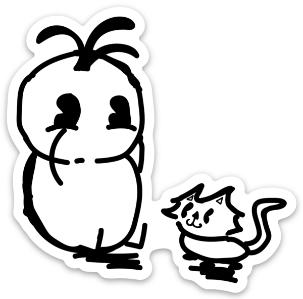 Die cut stickers