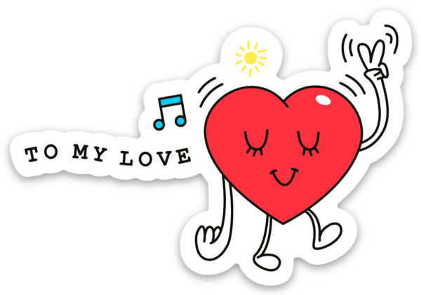 Die cut stickers