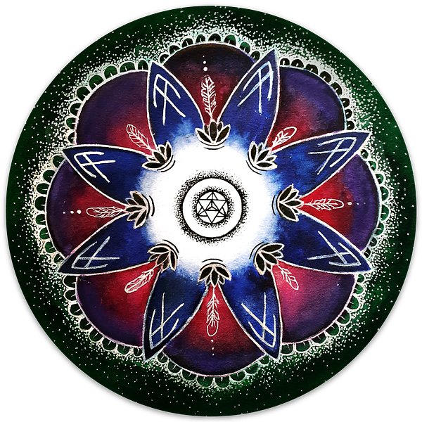 गोल स्टीकर