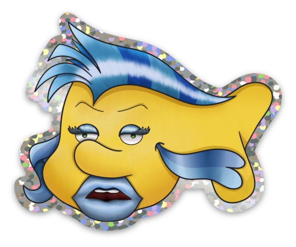 Glitter stickers