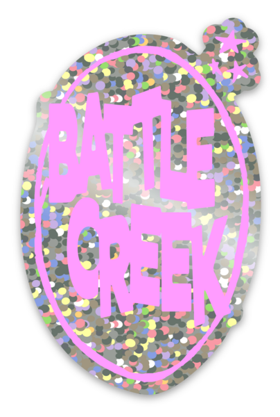 Glitter stickers