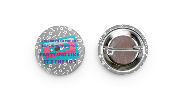32 mm Round buttons