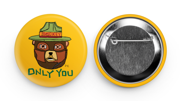 57 mm Round buttons