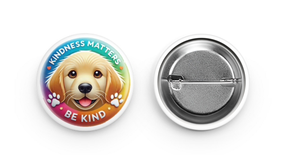 38 mm Round buttons